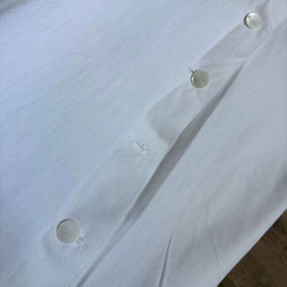 Vintage or Antique Style White Long Sleeve Pajama PJ Dress Nightgown Eyelet Lace - Picture 10 of 15